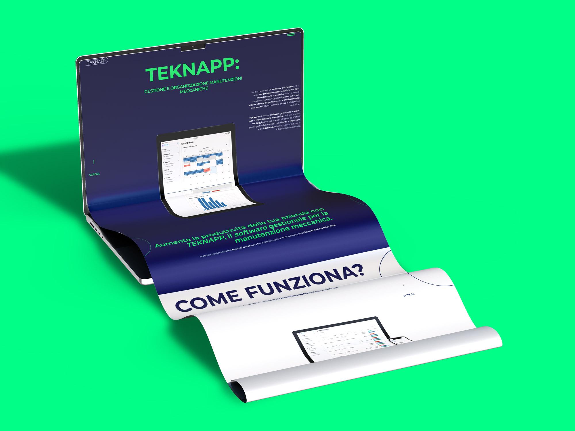 Teknapp mockup